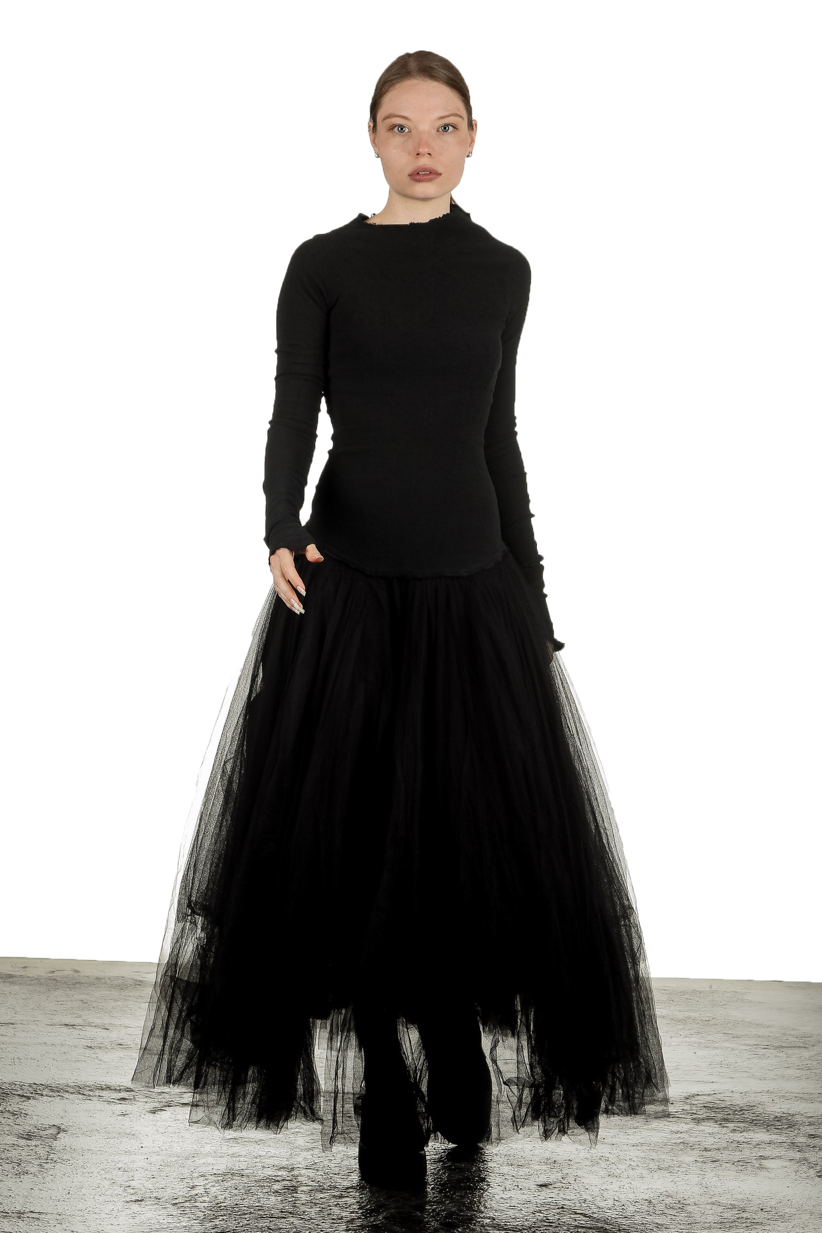 Marc Le Bihan Damen Asymmetrisches Kleid schwarz