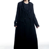 Uma Wang women's dress in black with jacquard structure