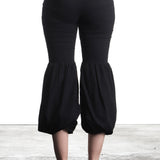 Issey Miyake women's 7/8 jersey pants black
