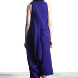 ISSEY MIYAKE Trappierter Jumpsuit blau