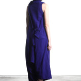 ISSEY MIYAKE Trappierter Jumpsuit blau