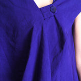 ISSEY MIYAKE Trappierter Jumpsuit blau