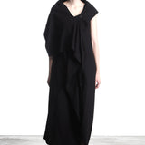 ISSEY MIYAKE Trappierter Jumpsuit schwarz