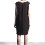 Issey Miyake Plissée Avantgarde Damen Kleid schwarz