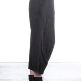 Rundholz Damen 7/8 Sarouel Hose Nadelstreifen schwarz