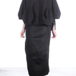 Rundholz Damen Bluse Baumwolle oversized schwarz