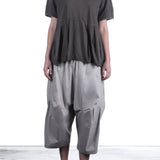 Rundholz Damen Kurzarm Shirt Oversize ash 