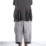 Rundholz Damen Kurzarm Shirt Oversize ash 