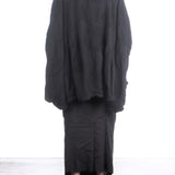 Rundholz Damen Jacke Oversize schwarz