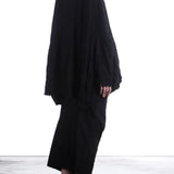 Rundholz Damen Jacke Oversize schwarz