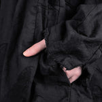 Rundholz Damen Jacke Oversize schwarz
