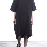Rundholz Damen Strechkleid One Size schwarz