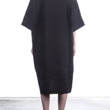 Rundholz Damen Strechkleid One Size schwarz