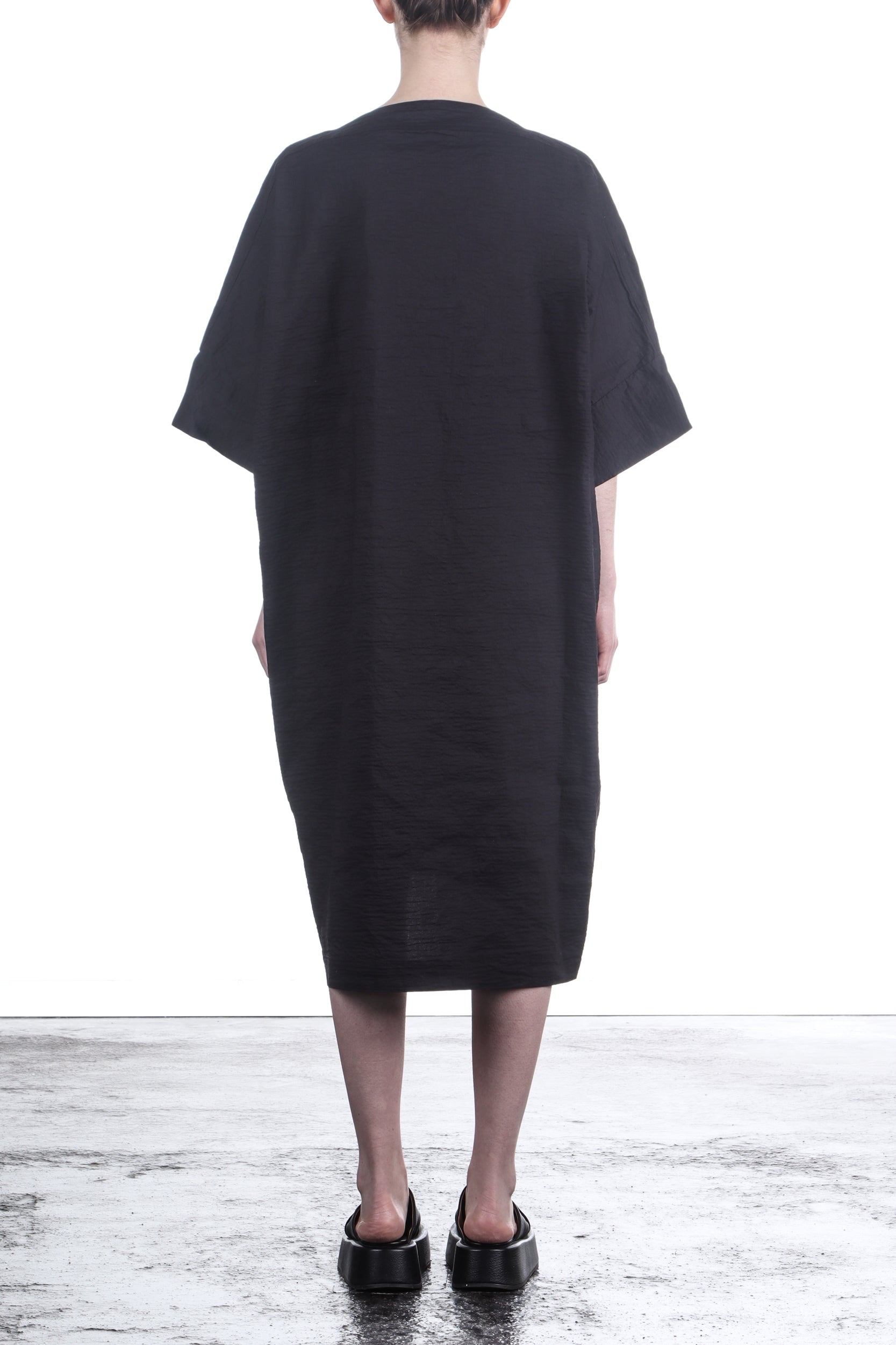 Rundholz Damen Strechkleid One Size schwarz