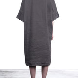 Rundholz Damen Strechkleid One Size ash grau
