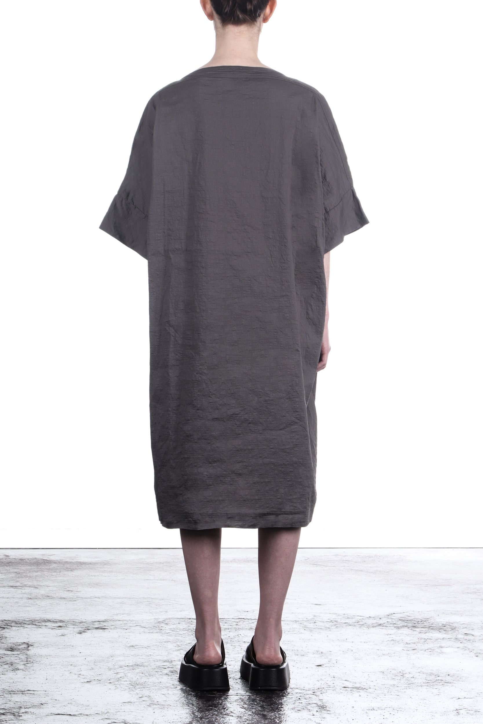 Rundholz Damen Strechkleid One Size ash grau