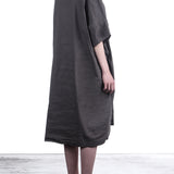 Rundholz Damen Strechkleid One Size ash grau