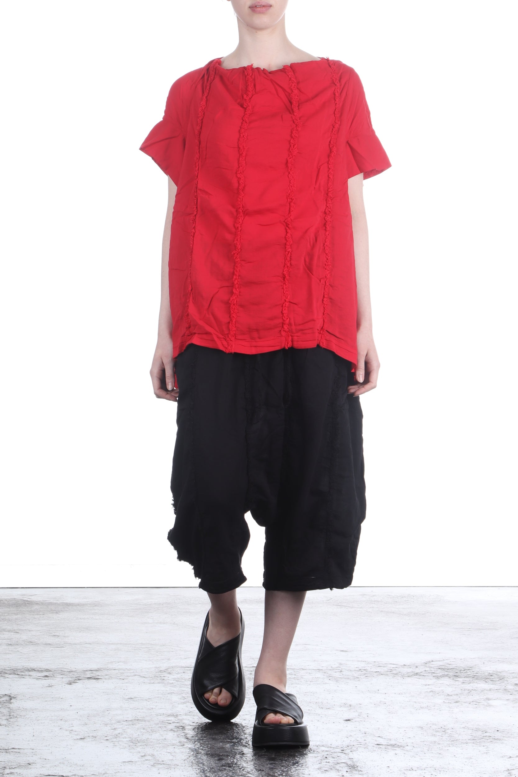 Rundholz Dip Damen Top rot