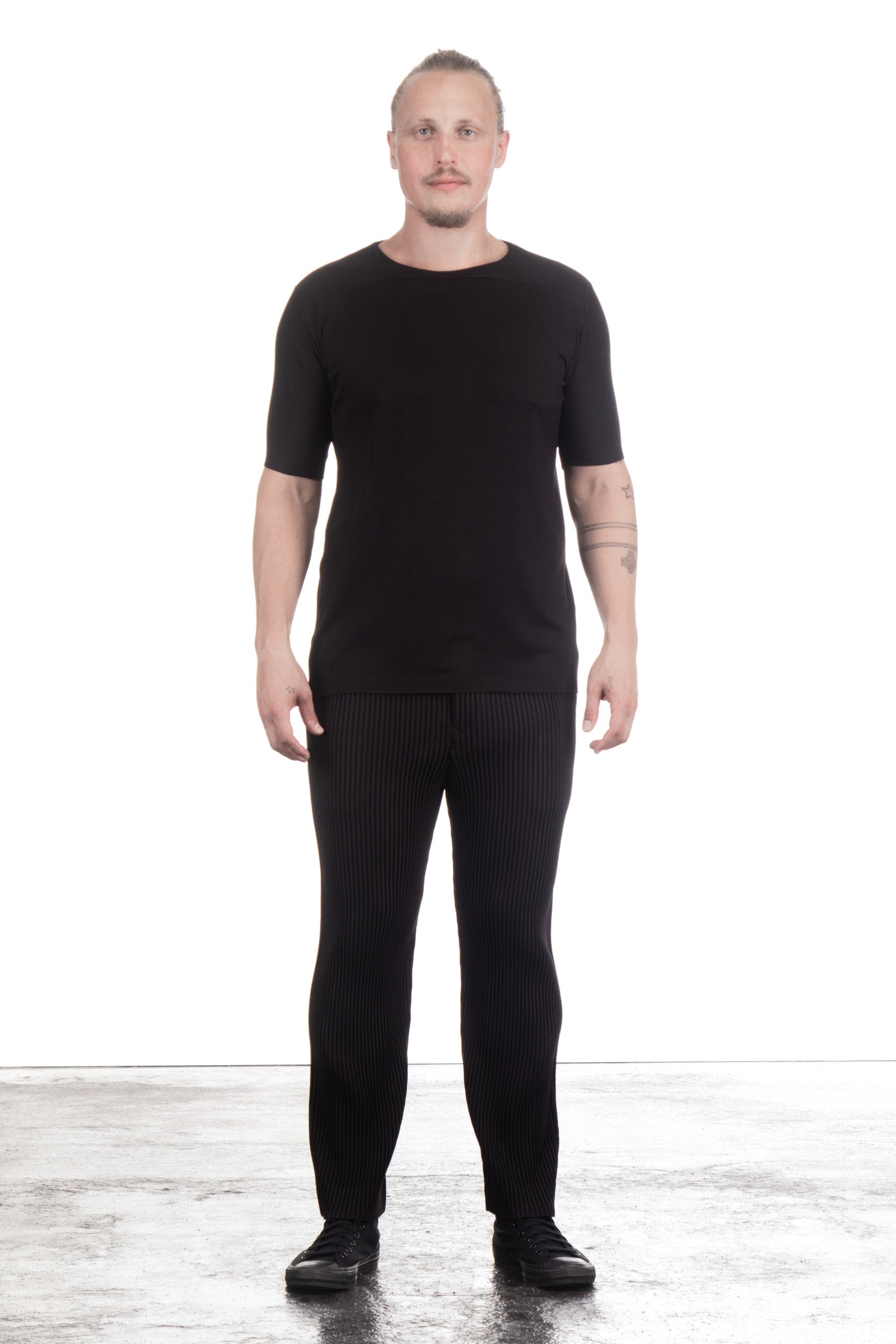 Alexej Ballach Herren Rundhals T-Shirt TUBE black