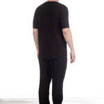Alexej Ballach Herren Rundhals T-Shirt TUBE black