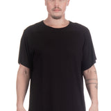 Alexej Ballach Unisex Longshirt asymmetrisch schwarz
