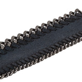 Riccardo Forconi Wende Lederarmband mit Kette blau 
