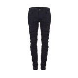 ISSEY MIYAKE Jeans Crashed Look blau