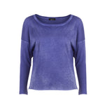 AVANT TOI Damen Baumwoll Shirt blau 