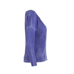 AVANT TOI Damen Baumwoll Shirt blau 