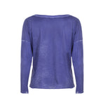 AVANT TOI Damen Baumwoll Shirt blau 