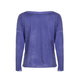 AVANT TOI Damen Baumwoll Shirt blau 