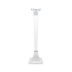 Cor Mulder Kerzenleuchter 51 cm aus Kristallglas transparent
