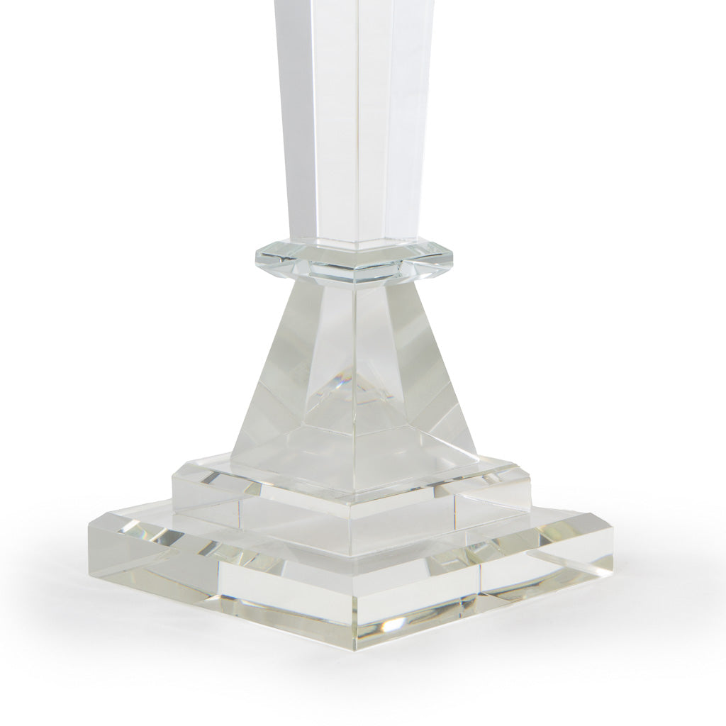 Cor Mulder Kerzenleuchter 51 cm aus Kristallglas transparent