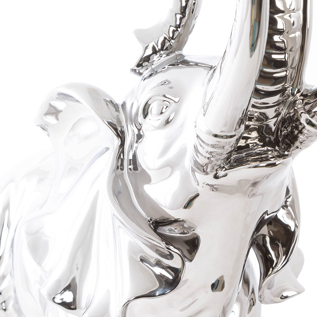Cor Mulder Elefant chrom silber 