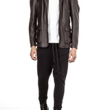 Belstaff Herren Lederjacke PORTER braun