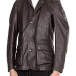 Belstaff Herren Lederjacke PORTER braun