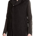 10sei0otto Herren Jacke mit Kapuze schwarz