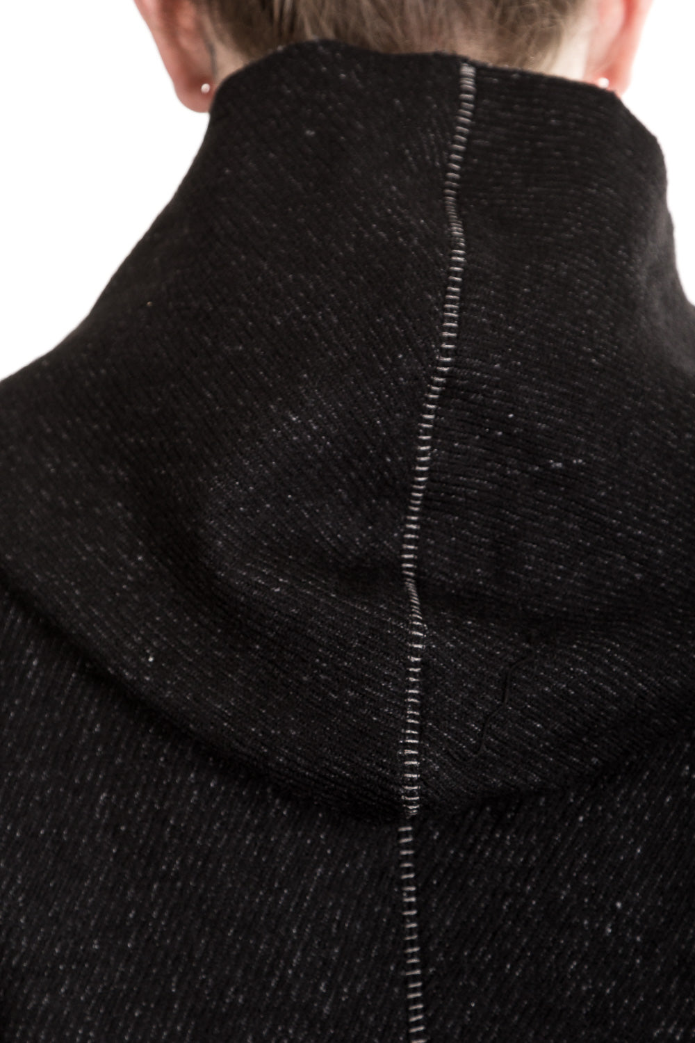 10sei0otto Herren Jacke mit Kapuze schwarz