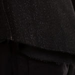 10sei0otto Herren Jacke mit Kapuze schwarz
