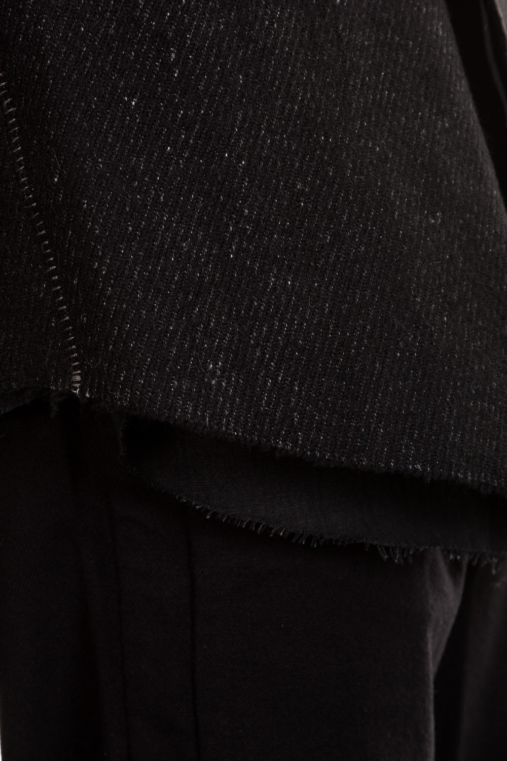 10sei0otto Herren Jacke mit Kapuze schwarz