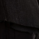 10sei0otto Herren Jacke mit Kapuze schwarz