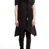 10sei0otto Damen Lederweste Avantgarde schwarz