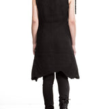 10sei0otto Damen Lederweste Avantgarde schwarz