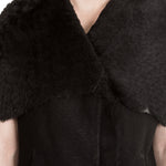 10sei0otto Damen Lederweste Avantgarde schwarz