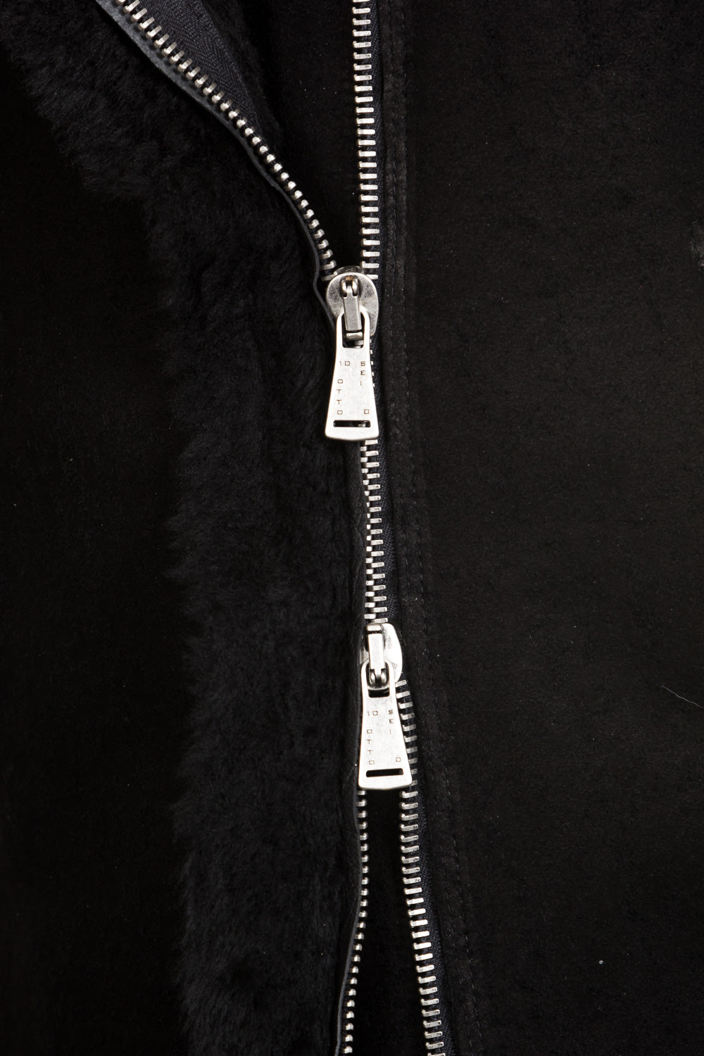 10sei0otto Damen Lederweste Avantgarde schwarz