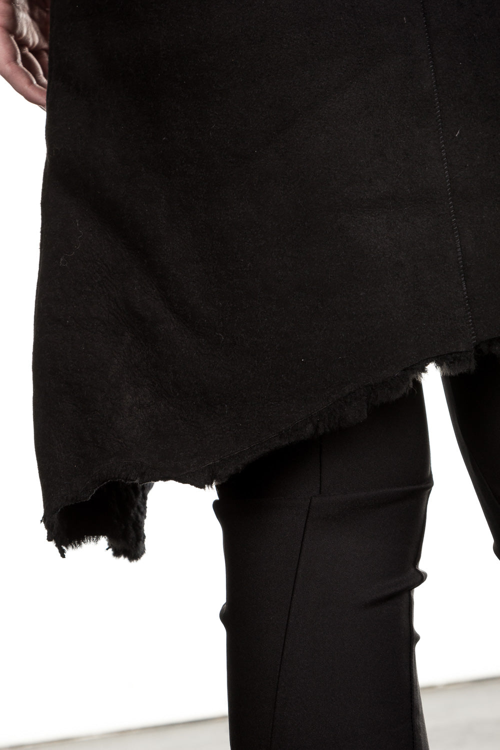 10sei0otto Damen Lederweste Avantgarde schwarz