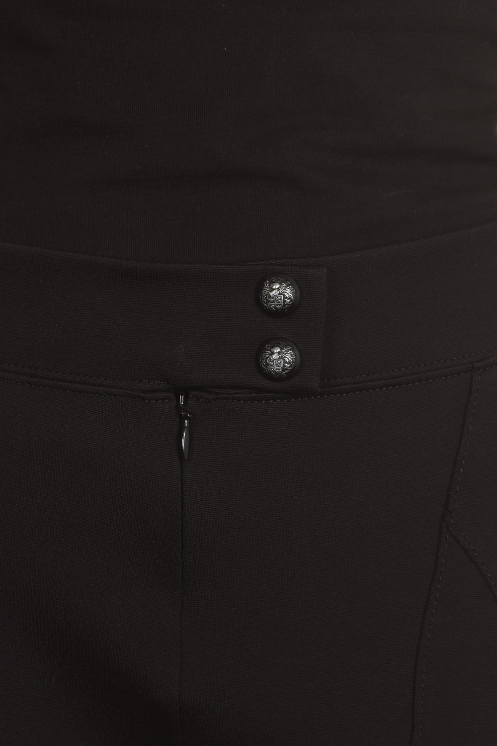Pierre Balmain Damen Stretch Hose schwarz