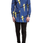 ISSEY MIYAKE Herren Hemd blau