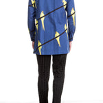 ISSEY MIYAKE Herren Hemd blau