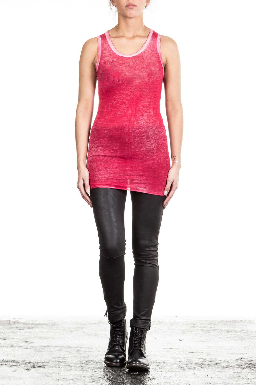 AVANT TOI Damen Baumwoll Top rot